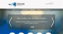 Desktop Screenshot of idealeeventos.com.br