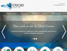 Tablet Screenshot of idealeeventos.com.br